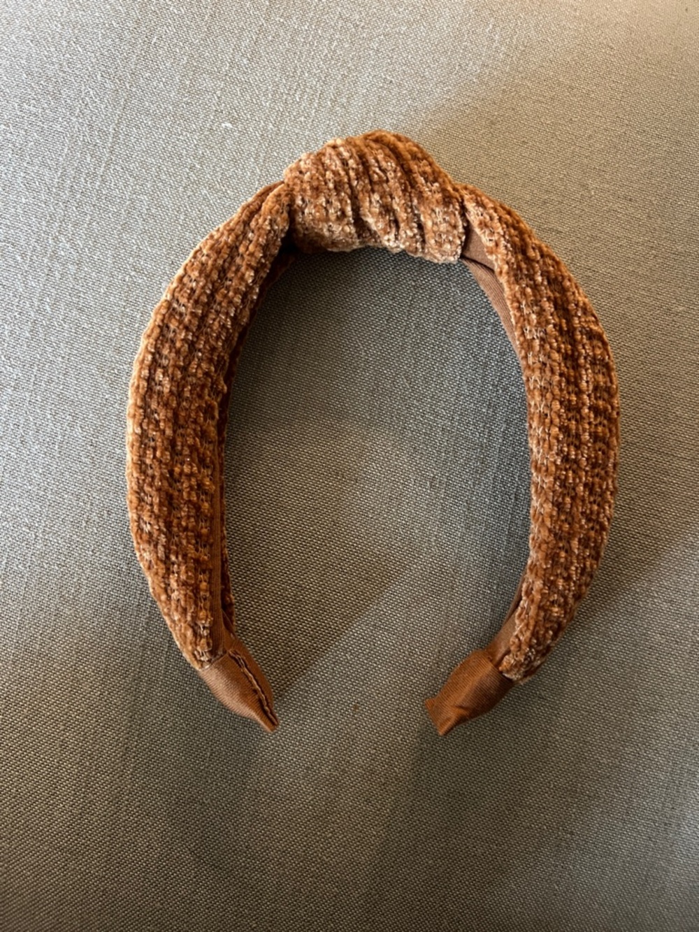 NWOT - Anthropologie Knotted Headband in Warm Brown/Rust